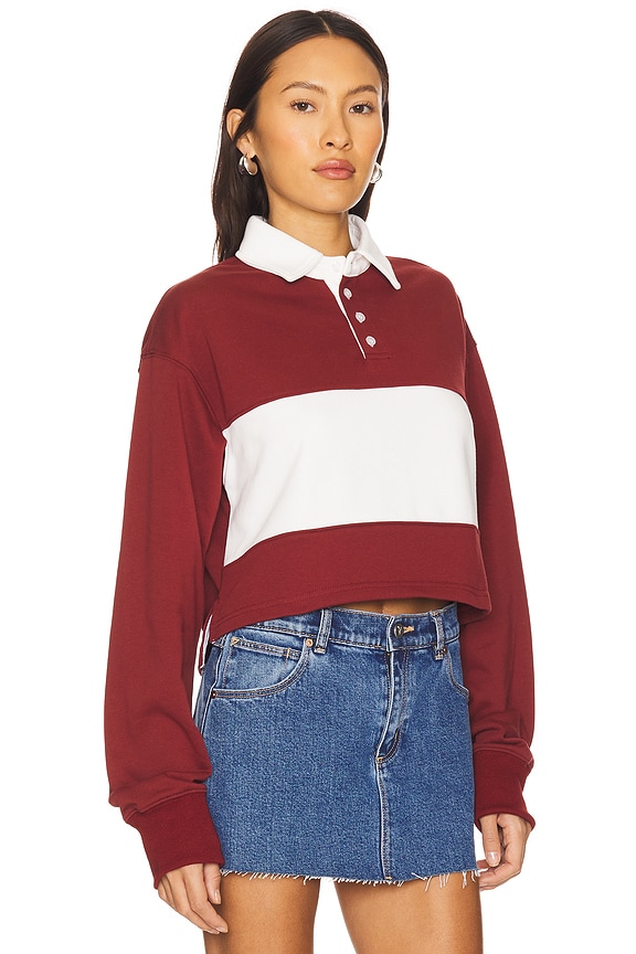 view 2 of 4 Maurie Polo in Burgundy