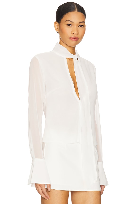 view 2 of 4 Pennie Top in White