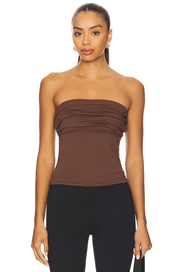 view 2 of 5 Nataline Top in Brown