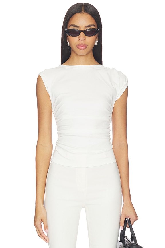 view 1 of 4 Lurice Muscle Tee in White