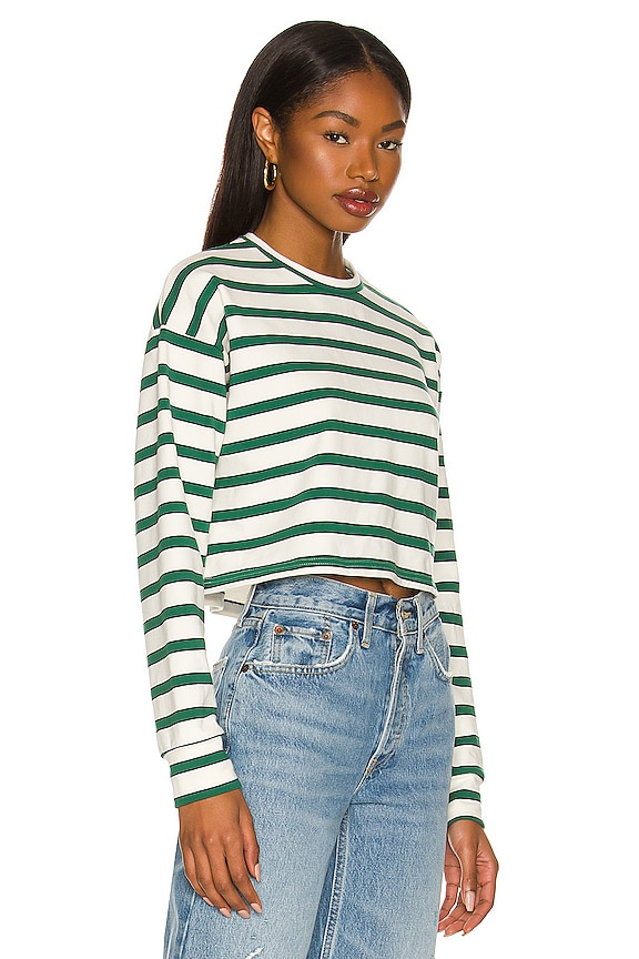 view 2 of 4 Connie Cropped Top in White Multi