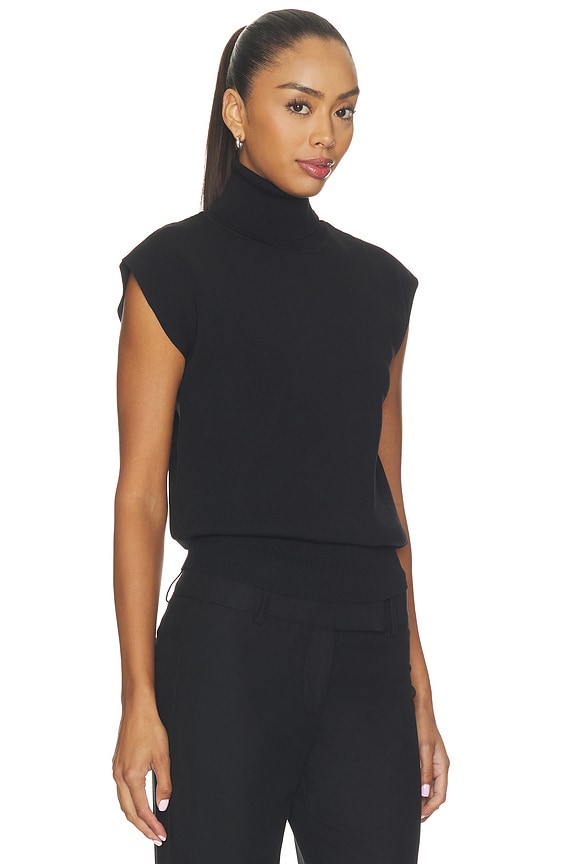 view 2 of 4 Elisha Turtleneck Top in Black