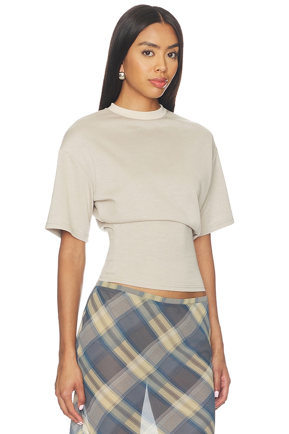 view 2 of 4 Sharon Top in Taupe