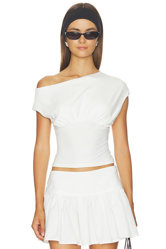 view 1 of 4 RUTH トップ in White