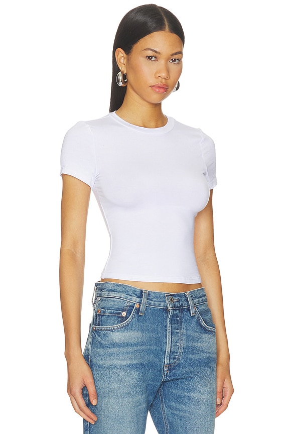 view 2 of 4 Abby Tee in White