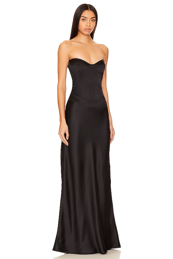 view 2 of 3 Delancy Maxi Dress in Black