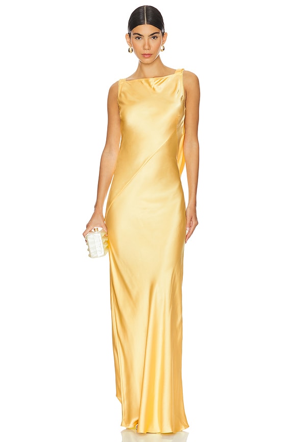 view 2 of 4 Anjea Maxi Dress in Yellow