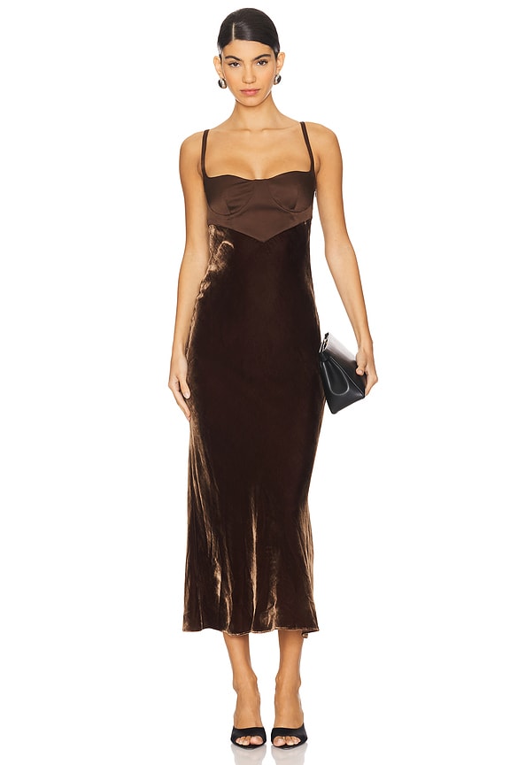 view 2 of 4 Carla Midi Dress in Brown