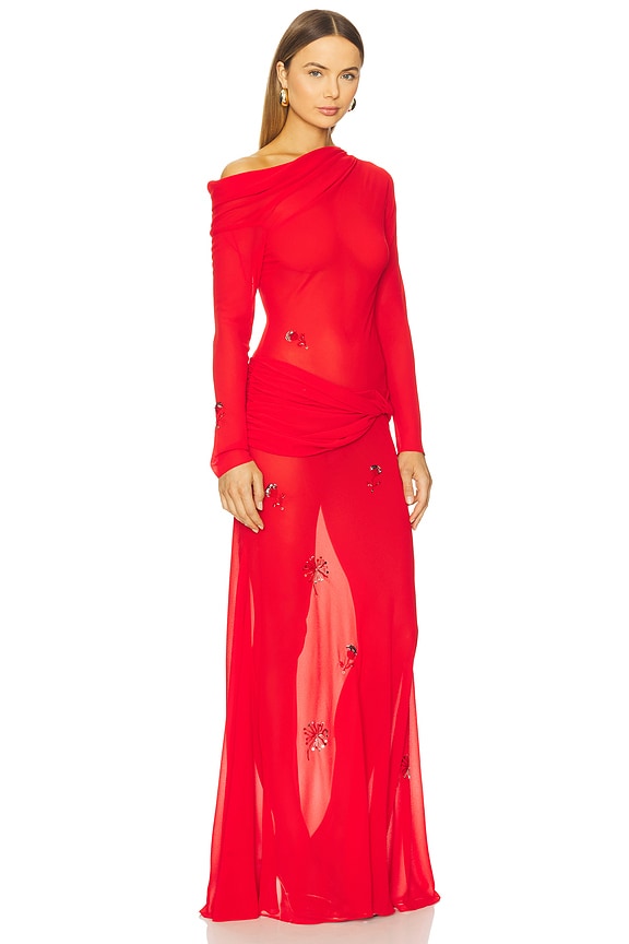 view 2 of 5 Julie Dress in Red