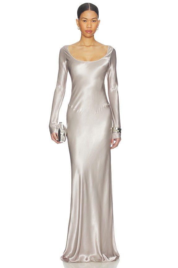 view 2 of 4 MAXIVESTIDO MARGIT in Silver