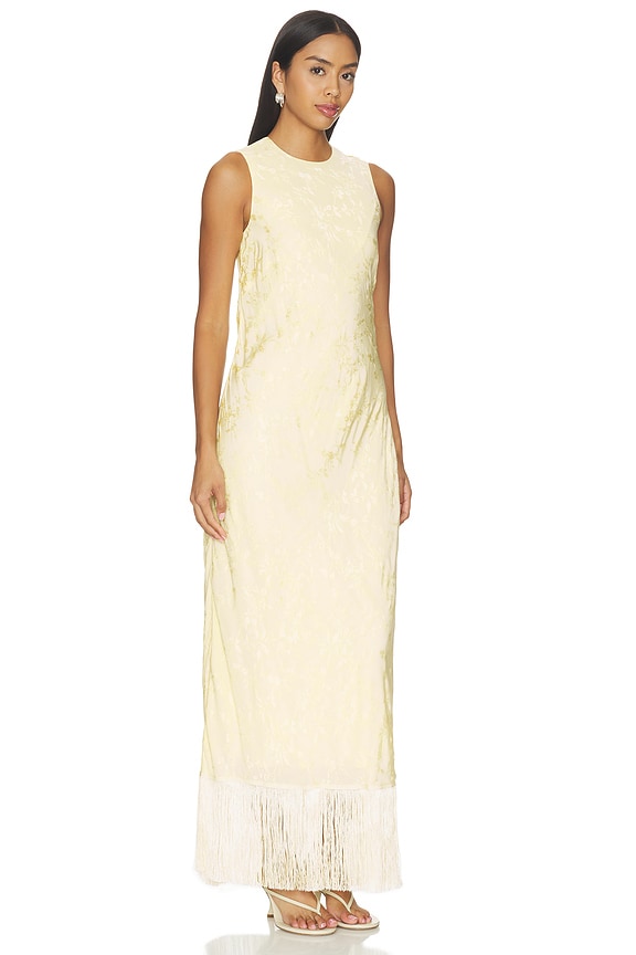 view 2 of 5 Gill Jacquard Maxi Dress in Buttermilk