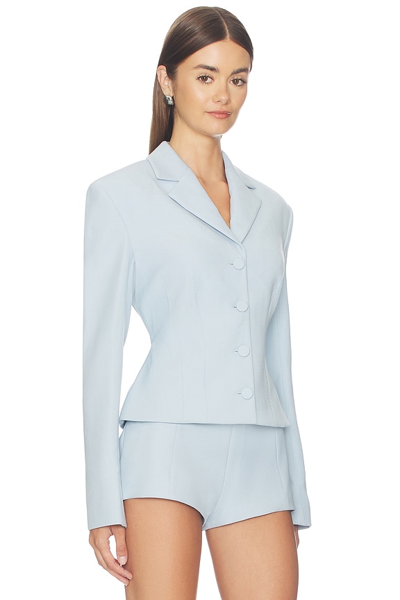 view 2 of 4 Missy Jacket With Voluminous Shoulders And Hips in Blue