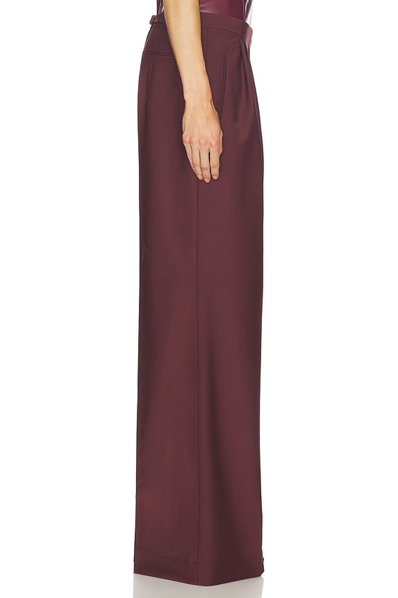 view 2 of 6 PANTALON NOEMIE in Burgundy