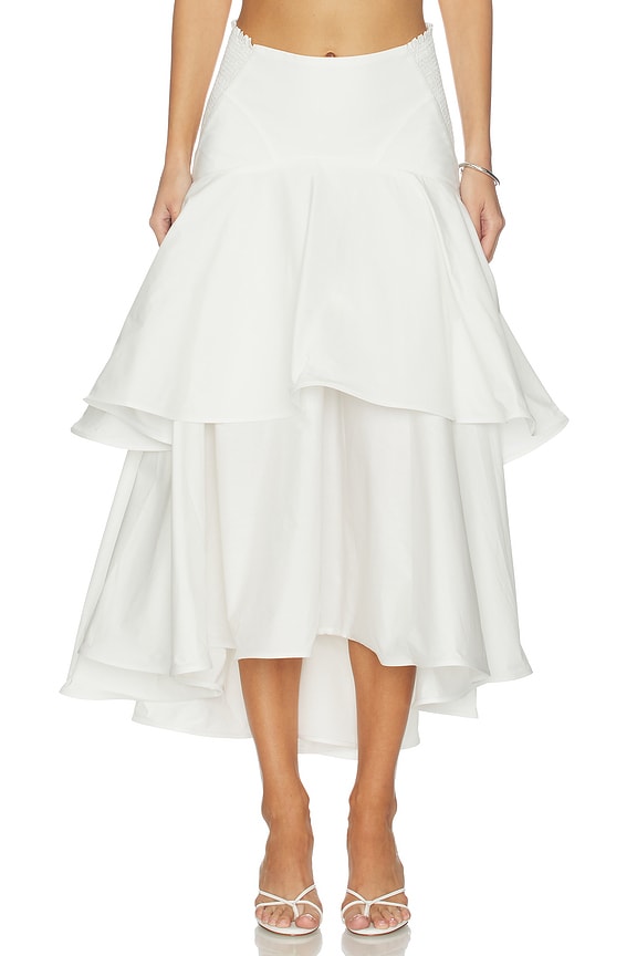 view 1 of 6 Haniya Maxi Skirt in Ivory