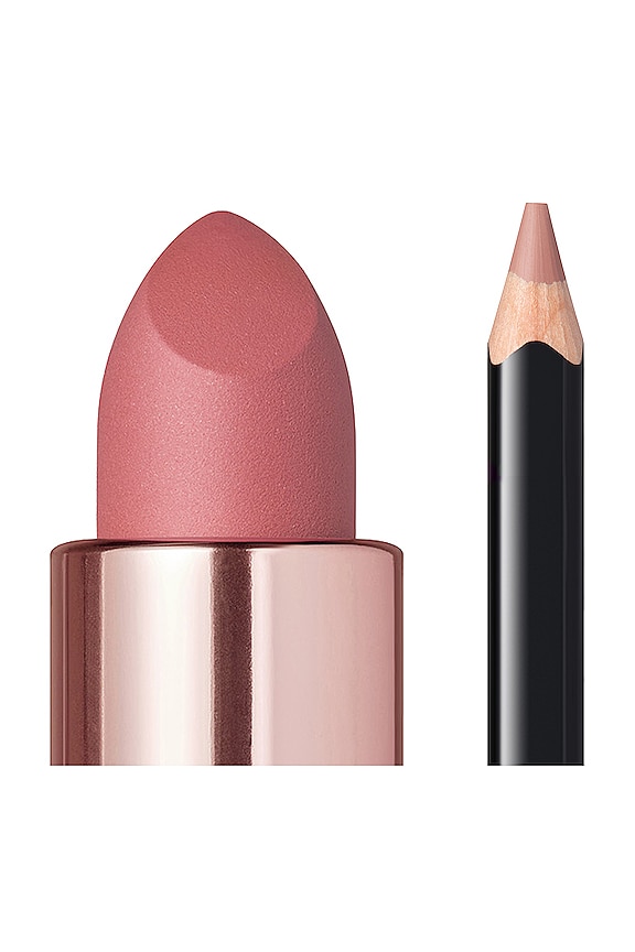 view 2 of 5 DUO LÈVRES VELVET-MATTE LIP DUO in Muted Mauve & Hush Rose