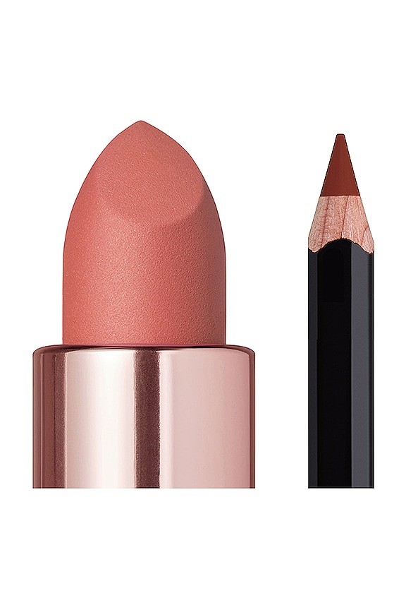 view 2 of 5 DUO LÈVRES VELVET-MATTE LIP DUO in Malt & Sunbaked