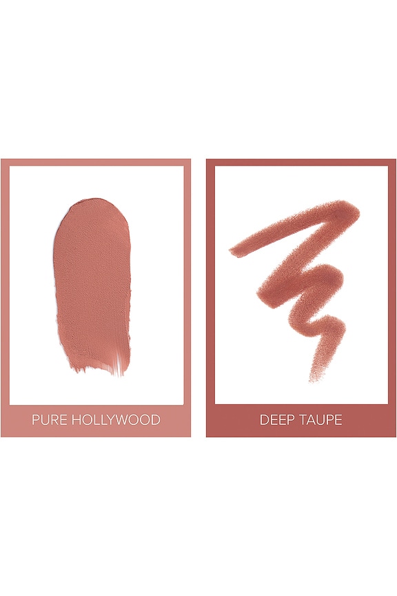view 2 of 4 Velour Lip Duo in Pure Hollywood & Deep Taupe