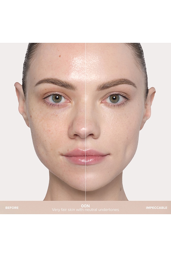 view 2 of 9 Impeccable Blurring Second-Skin Matte Foundation in 00n