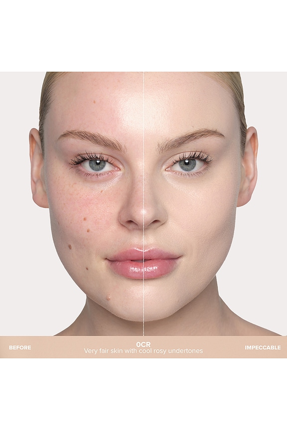 view 2 of 9 Impeccable Blurring Second-Skin Matte Foundation in 0cr