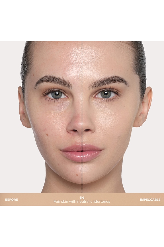 view 2 of 9 Impeccable Blurring Second-Skin Matte Foundation in 1n