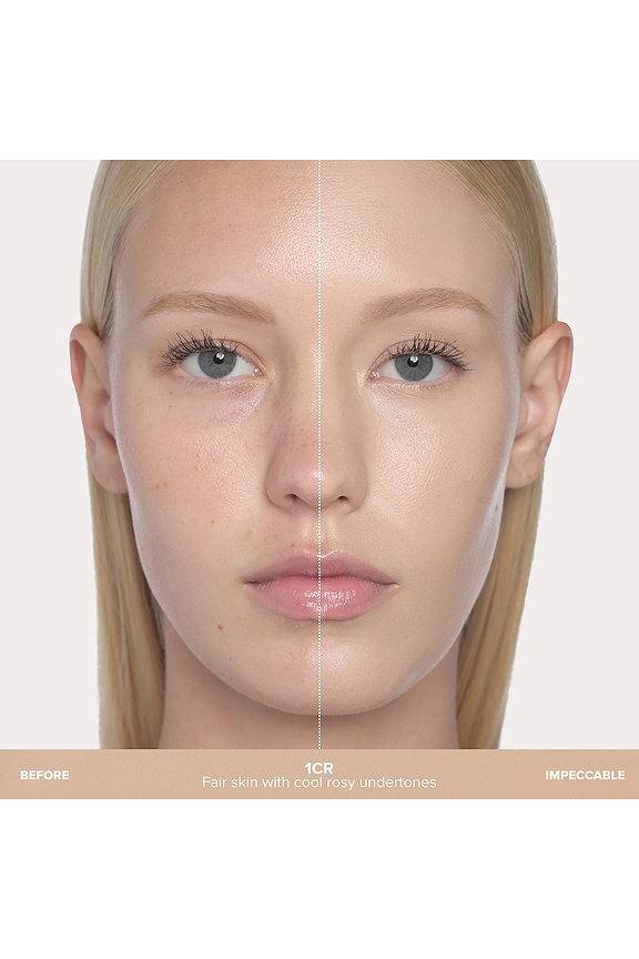 view 2 of 9 Impeccable Blurring Second-Skin Matte Foundation in 1cr