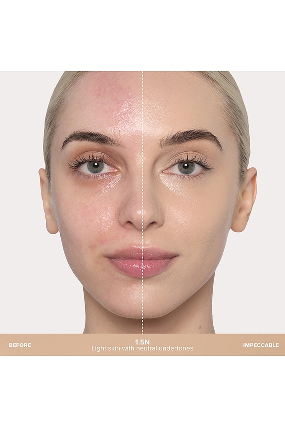 view 2 of 9 Impeccable Blurring Second-Skin Matte Foundation in 1.5n