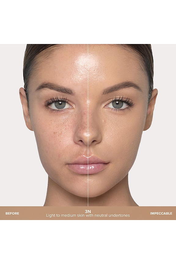 view 2 of 9 Impeccable Blurring Second-Skin Matte Foundation in 3n