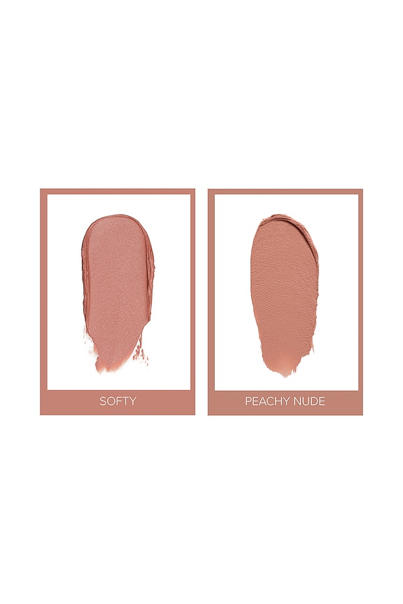 view 2 of 5 DUO LÈVRES VELVET LIPS MINI LIP VELVET DUO in Softy & Peachy Nude