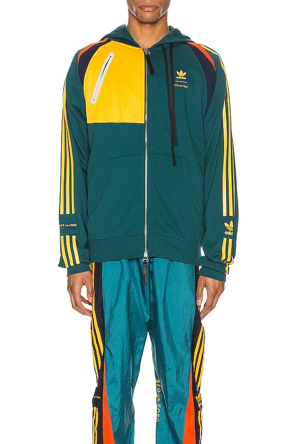 view 2 of 6 SWEAT À CAPUCHE À GLISSIÈRE in Rich Green