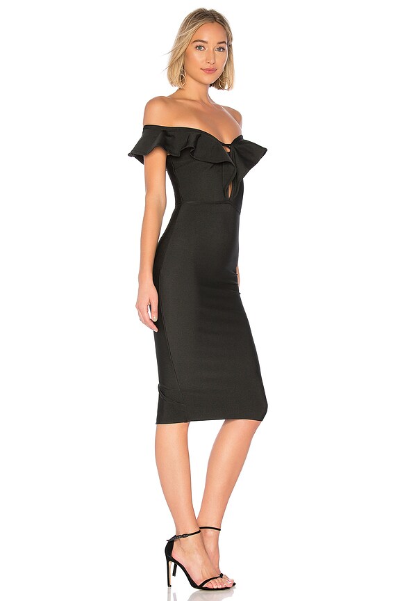 view 2 of 3 Reagan Bandage Dress in Black