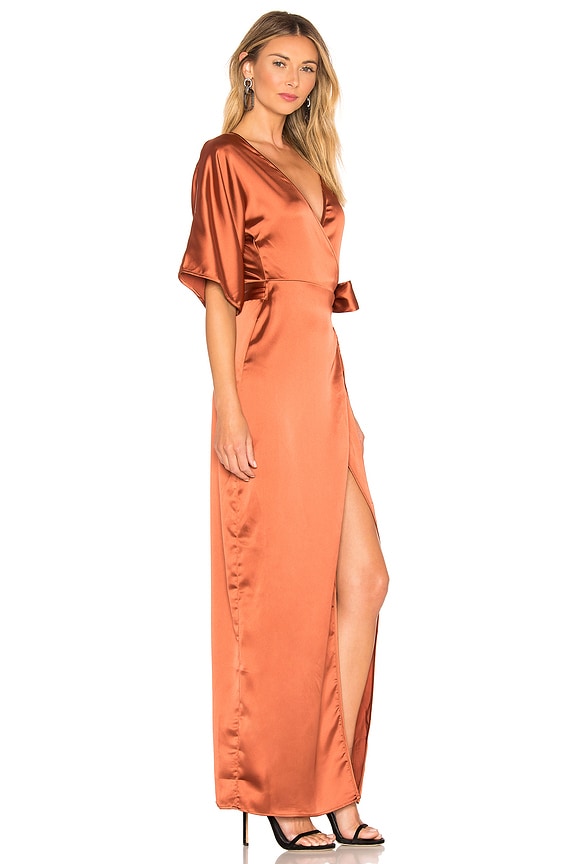 view 2 of 3 BRONX マキシドレス in Rust