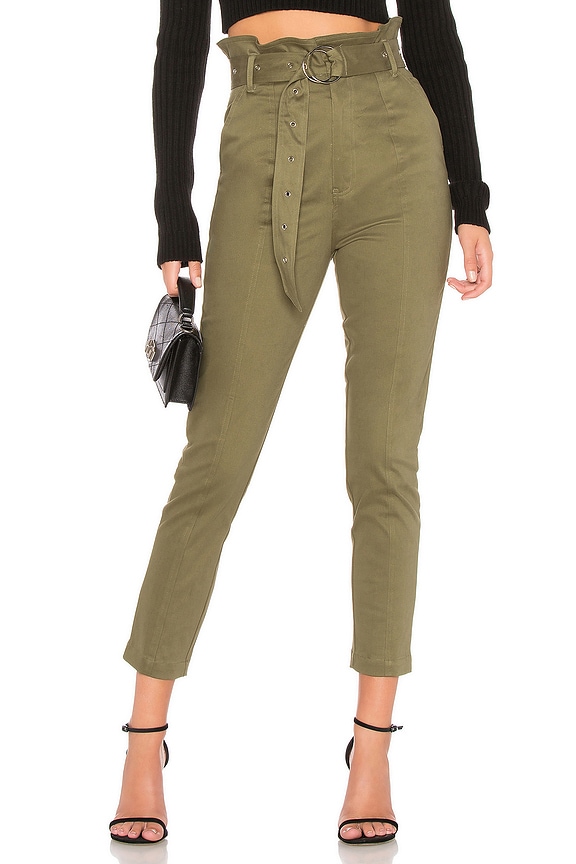 view 1 of 4 Tierra Buckle Pant in Olive Green