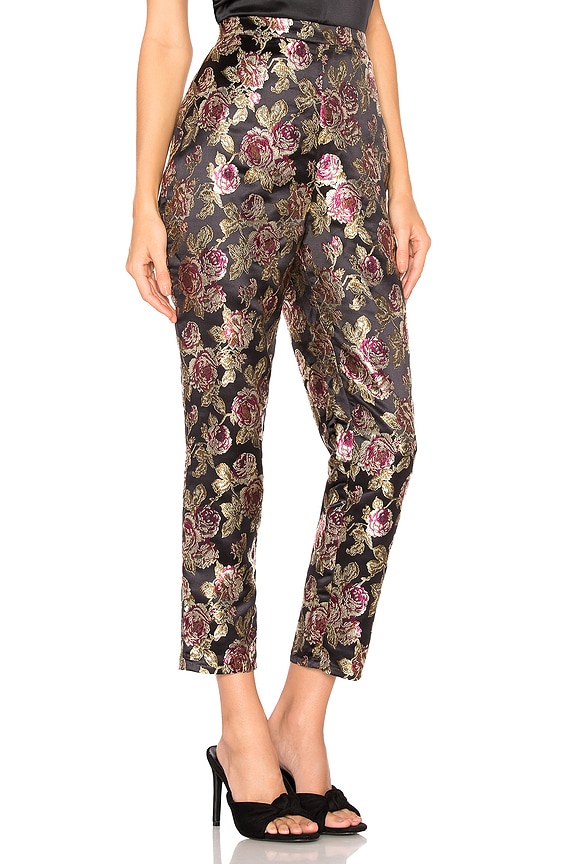 view 2 of 5 Lani Brocade Pants in Black Floral
