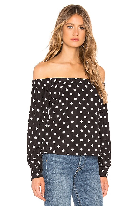 view 2 of 4 TOP DESCUBIERTO KAELYN in Polka Dot