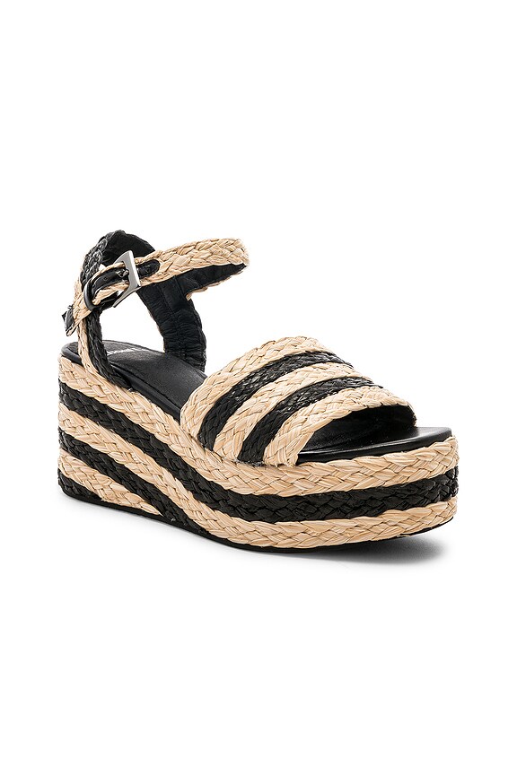 view 2 of 5 SANDALIA CUÑA SUZIE in Multi Raffia