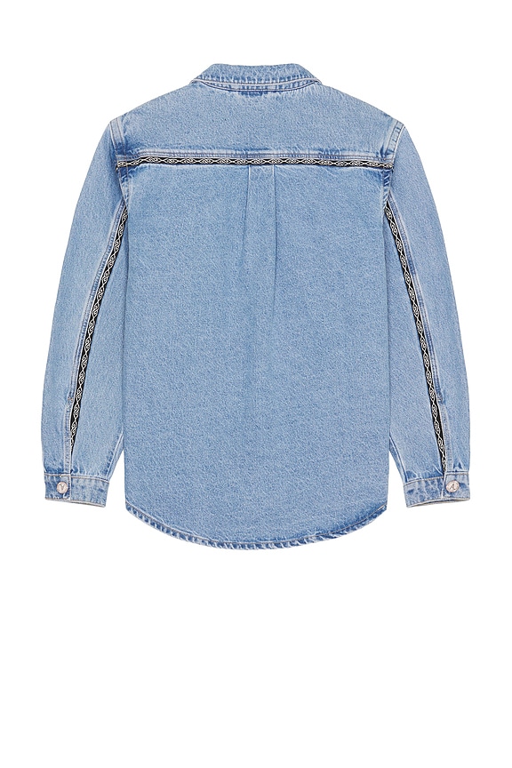 view 2 of 5 x Rip Curl Larry Tape Shirt in Light Vintage Indigo