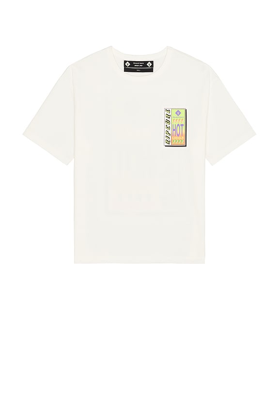 view 2 of 4 x Rip Curl Hot Locals Tee in White Sand