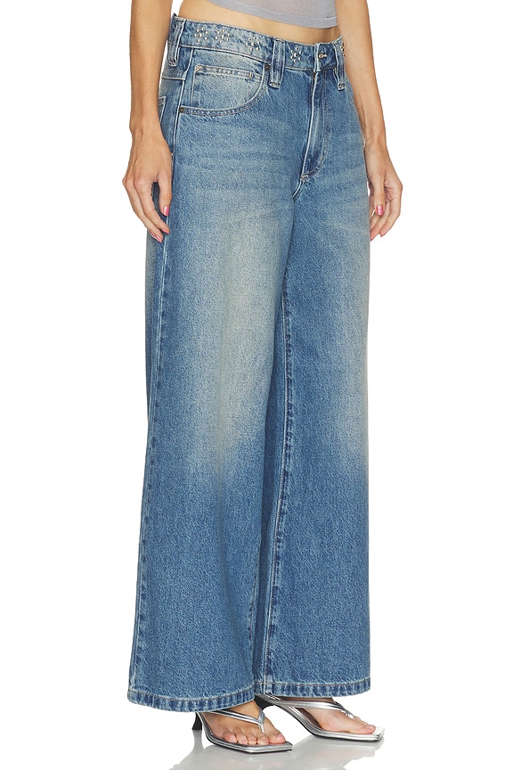 view 2 of 6 99 Super Baggy Jeans in Celeste