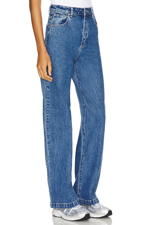 view 2 of 6 A 94 High & Wide in Organic Mid Blue