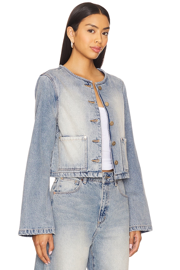 view 2 of 4 Caitlin Denim Jacket in Tint Light Blue