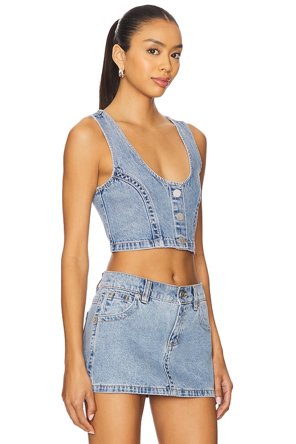 view 2 of 4 X Ripcurl Ariane Top in Light Vintage Blue