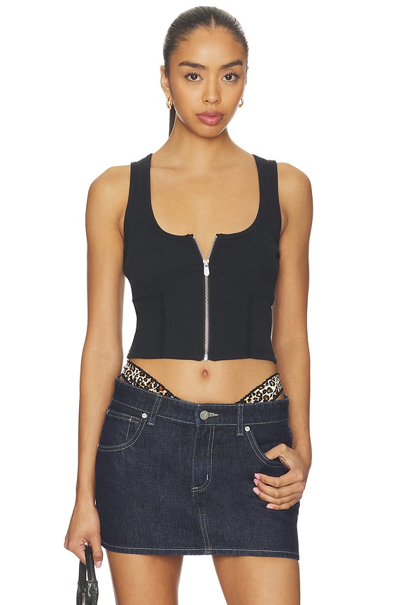 view 1 of 4 TOP CORSÉ in Black