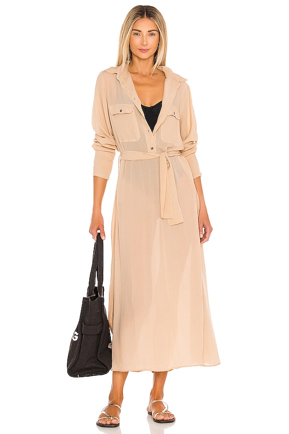 view 1 of 3 Georgia Tencel Dress in Chai