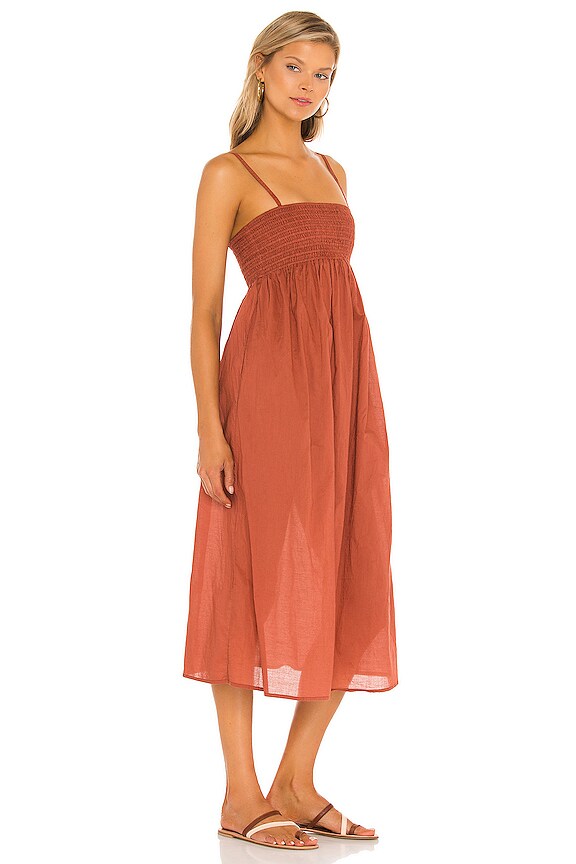 view 2 of 3 Bonnie Cotton Dress in Clove