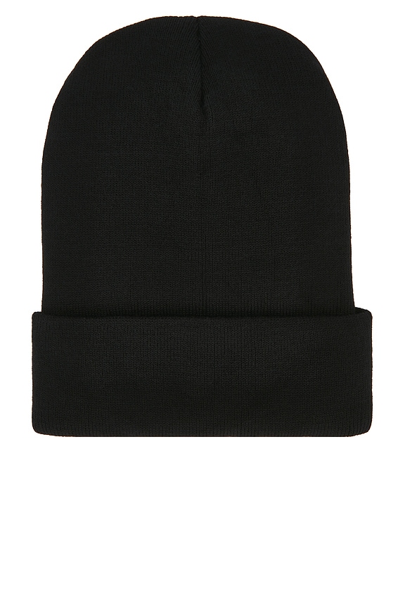 view 2 of 2 Embroidered Beanie in Black