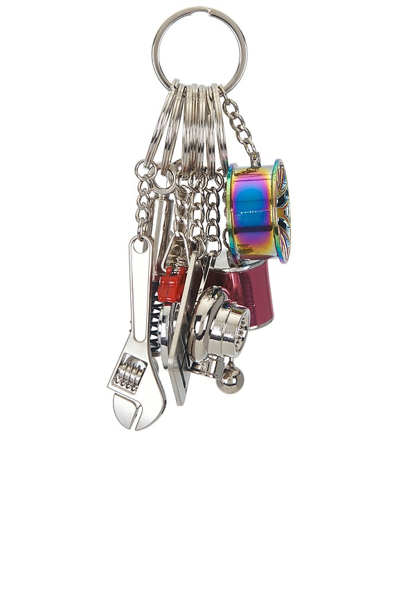 view 2 of 6 Car Part Keychain in Multi