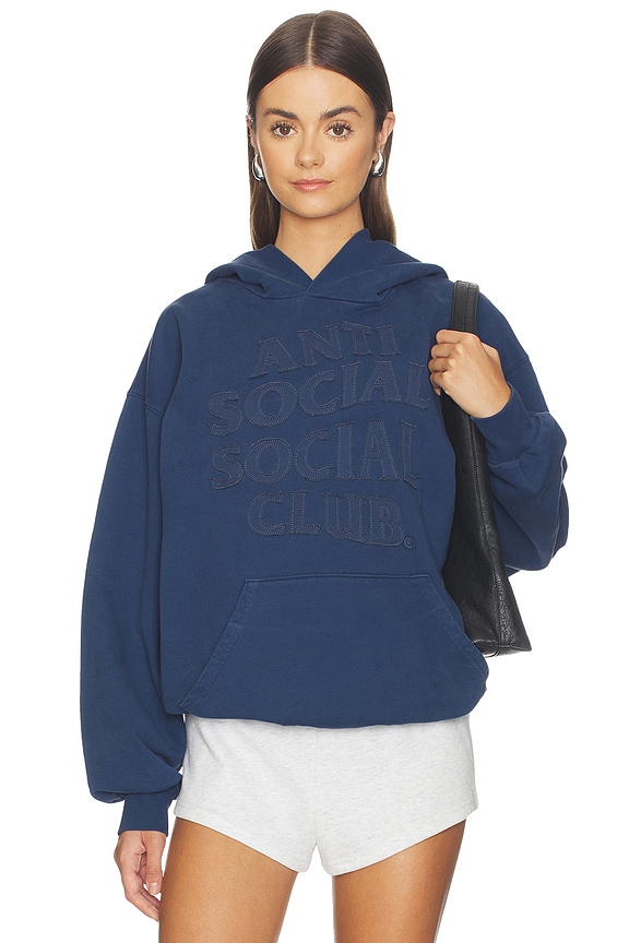 view 1 of 5 SWEAT À CAPUCHE TONED in Faded Blue