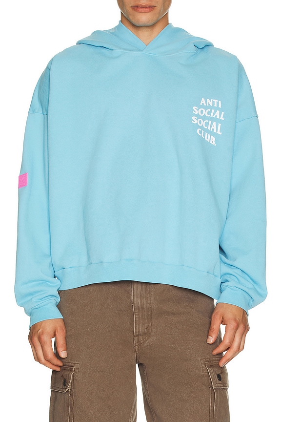 view 3 of 4 Cozy Oversized Hoodie in Baby Blue