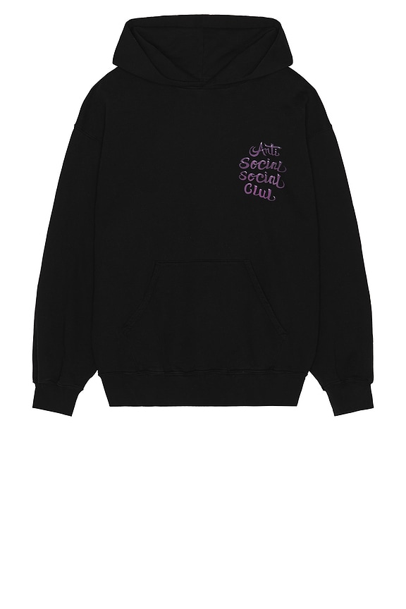 view 2 of 4 Airbrushed Hoodie in Black