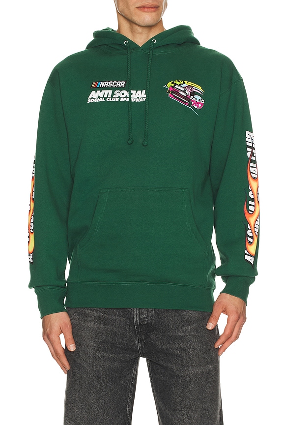 view 2 of 6 x Nascar Daytona Hoodie in Green